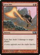 Machado de Lava / Lava Axe - Magic: The Gathering - MoxLand